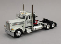 
              DCP 1:64 *WHITE* Peterbilt 389 Day Cab Semi w/LANDOLL 440 Traveling Axle Trailer
            