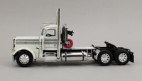 
              DCP 1:64 *WHITE* Peterbilt 389 Day Cab Semi w/LANDOLL 440 Traveling Axle Trailer
            