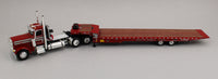 
              DCP 1:64 *RED* Peterbilt 389 Day Cab Semi w/LANDOLL 440 Traveling Axle Trailer
            