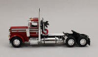 
              DCP 1:64 *RED* Peterbilt 389 Day Cab Semi w/LANDOLL 440 Traveling Axle Trailer
            