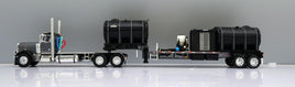 DCP 1:64 *GUN METAL & BLACK* Peterbilt 379 Day Cab w/DEMCO 42" Liquid Fertilizer Tender Trailer