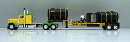 DCP 1:64 *YELLOW & GREEN* Peterbilt 379 36" Flattop w/DEMCO 42" Liquid Fertilizer Tender Trailer