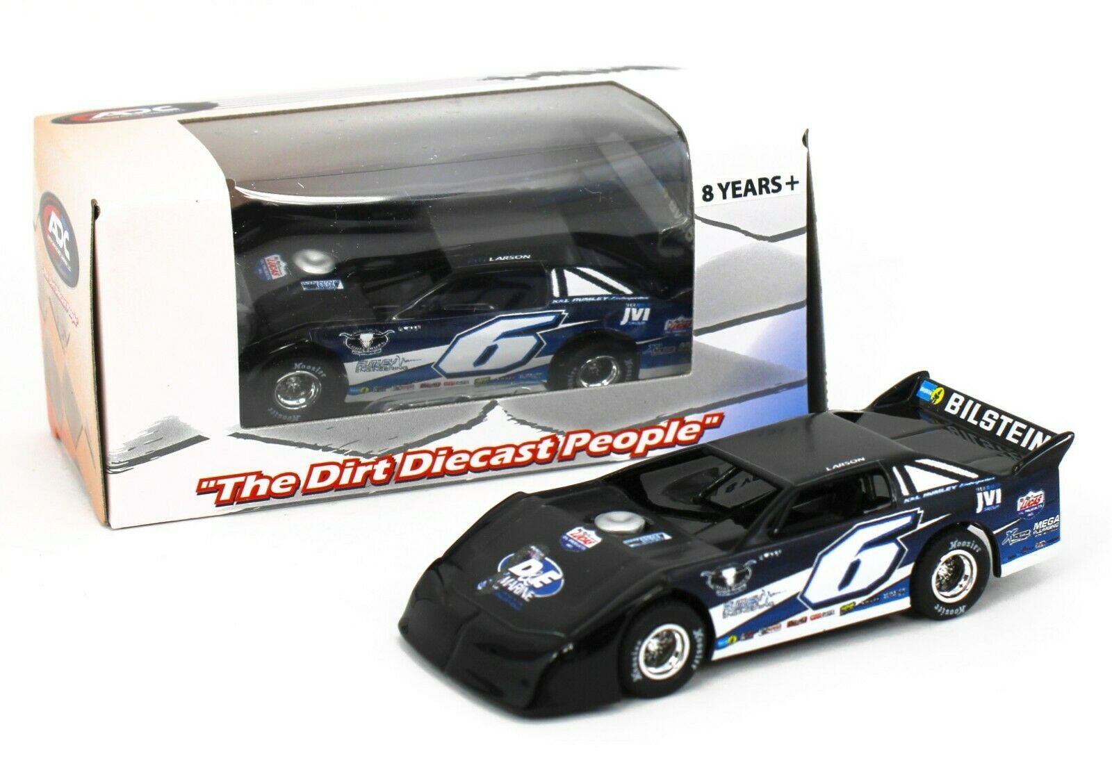 1:64 ADC Dirt Late Model *KYLE LARSON* #6 Rumley 2020 Car