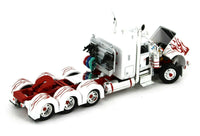 
              2022 DCP 1:64 *WHITE* Peterbilt 389 Tri-Axle w/Magnitude HEAVY HAUL Lowboy NIB
            