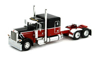 
              2022 DCP 1:64 *BLACK & RED* Peterbilt 389 Flattop w/Talbert 5553TA Trailer *NIB*
            