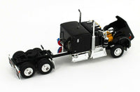 
              2021 DCP 1:64 *BLACK* Kenworth W900A Fontaine Tri-Axle Magnitude Lowboy & Jeep
            