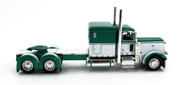 
              2023 DCP 1:64 *GREEN* Peterbilt 389 63" Flattop & CHROME MAC Dump Trailer NIB
            