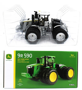 2022 FARM SHOW ERTL 1:32 *JOHN DEERE* Model 9R 590 *SILVER CHASE TRACTOR* NIB