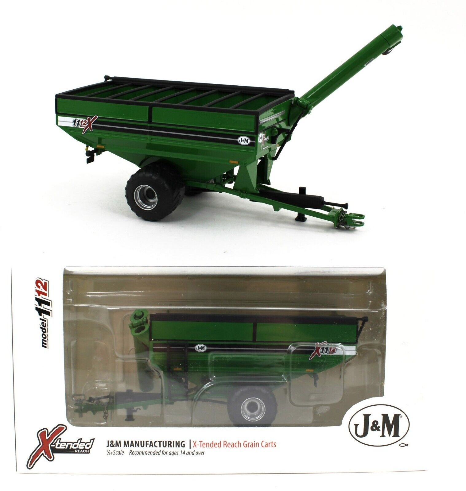 2024 SPECCAST 1:64 *J&M* GREEN Model X1112 *GRAIN CART* w