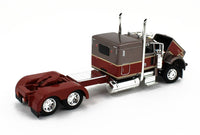 
              2023 DCP 1:64 *BROWN & MAROON* Peterbilt 389 63" Flattop w/WILSON GRAIN TRAILER
            