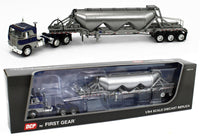 
              2023 DCP 1:64 *BLUE & GRAY* Freightliner COE & Heil Pneumatic Bulk Tanker NIB
            