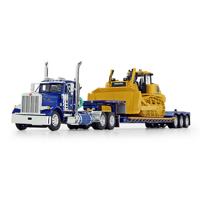 dcp first gear First Gear DCP 1:64 WESTERN DISTRIBUTING Peterbilt 379 Lowboy & Komatsu Dozer