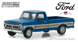 1:64 GreenLight *HOBBY EX* 1976 Ford F-100 Pickup BLUE Bicentennial Option NIP!