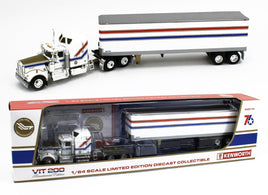 2023 DCP 1:64 *VIT 200 BICENTENNIAL ED* Kenworth W900A w/Vintage 40' Trailer NIB