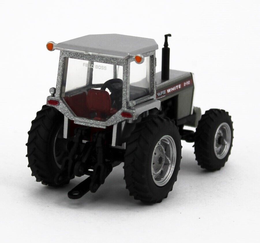 Trattore SpecCast 1:64 WFE WHITE 2022 modello 2-110 strisce rosse con Trattore SpecCast 1:64 WFE WHITE 2022 modello 2-110 strisce rosse con