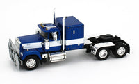 
              2021 DCP 1:64 BLUE & WHITE MACK SUPER-LINER w/Wilson SPREAD AXLE LIVESTOCK NIB
            