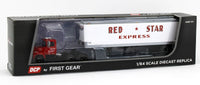 
              2022 DCP 1:64 *RED STAR EXPRESS* Ford LT-9000 & 40' Vintage Dry Good Trailer NIB
            