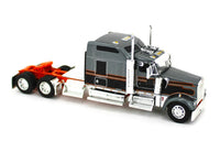 
              1:64 DCP *Gun Metal & Black* KENWORTH W900 & 53' Split Axle Dry Good Trailer NIB
            