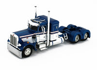 
              2022 DCP 1:64 *BLUE WHITE* Peterbilt 359 36" Flattop w/Wilson GRAIN TRAILER NIB
            