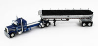 
              2022 DCP 1:64 BLUE Stretched Peterbilt 379 36" Flat MAC Half Round End Dump NIB
            