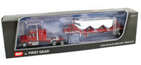 
              2021 DCP 1:64 RED MACK SUPER-LINER Semi w/HEIL 3-Drop PNEUMATIC TANK TRAILER NIB
            