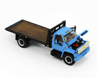 
              NEW 2021 1:64 DCP *BLUE & BLACK* Chevrolet C65 Tandem-Axle FLATBED TRUCK NIB
            