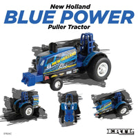 
              2023 ERTL 1:64 *PULLER* NEW HOLLAND *BLUE POWER 2 & CHASE* Pulling Tractor NIP
            
