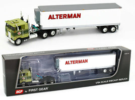 2021 DCP 1:64 *ALTERMAN* Peterbilt 352 COE w/40' Vintage Reefer Trailer NIB