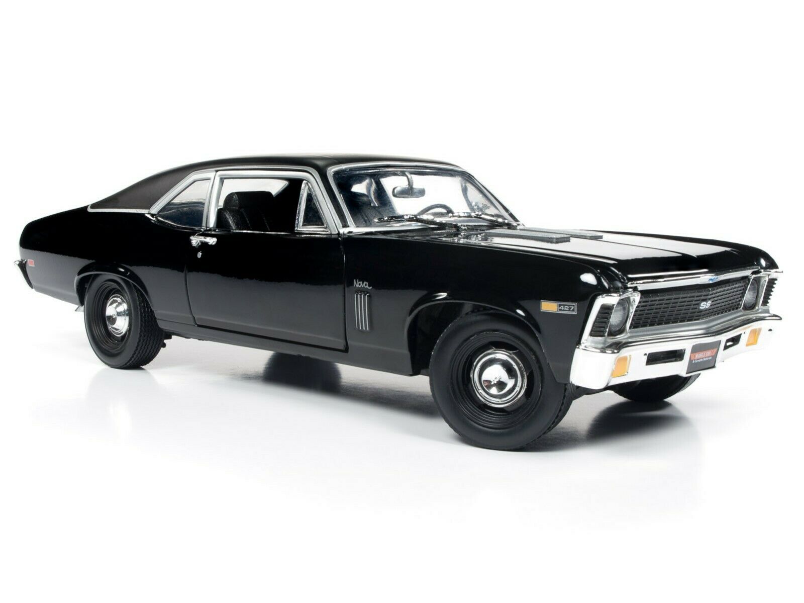 2019 1:18 AUTO WORLD AMERICAN MUSCLE *BLACK* 1969 Chevrolet YENKO