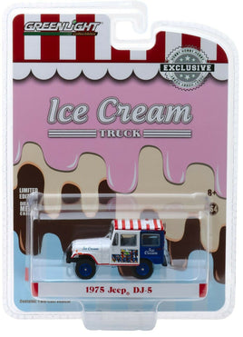 1:64 GreenLight *HOBBY EX* 1975 Jeep DJ-5 Mail Truck *ICE CREAM DELIVERY* *NIP*