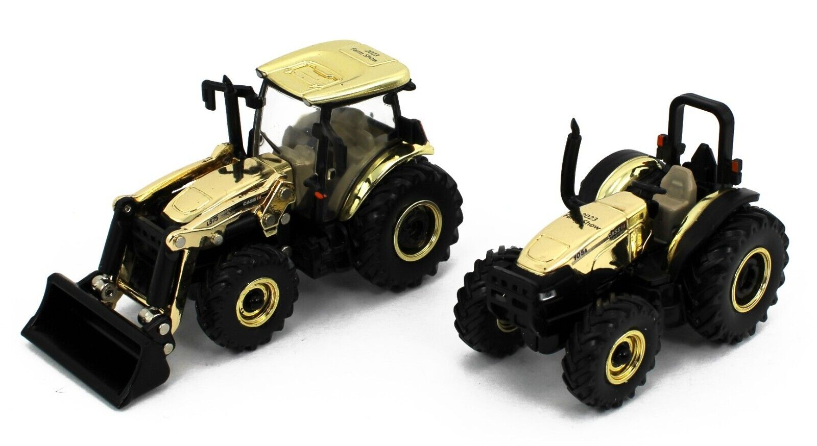 ERTL - Tracteur du Farm Show 2023 avec arceau et roues jumelées ERTL - Tracteur du Farm Show 2023 avec arceau et roues jumelées