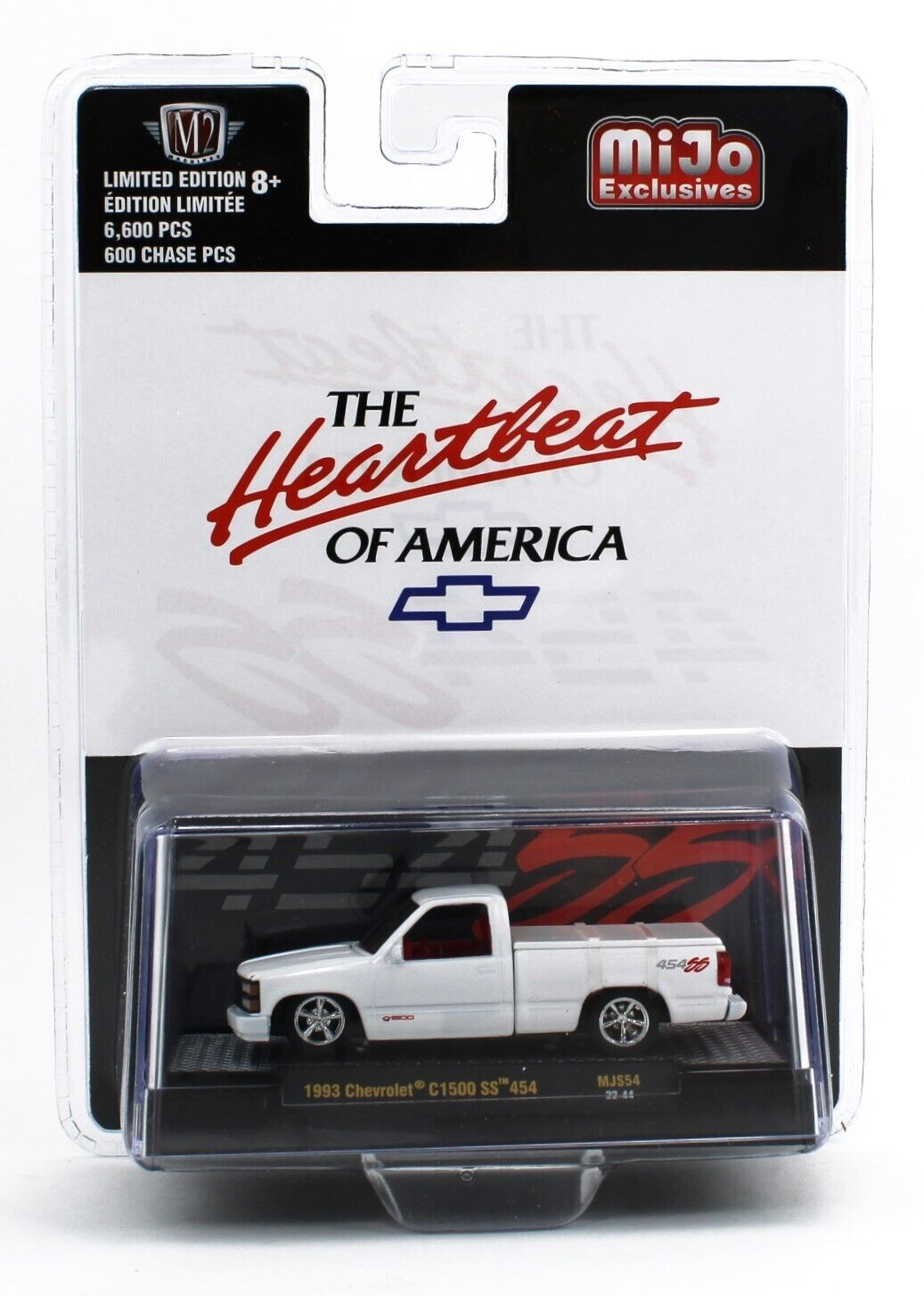 2023 M2 MACHINES 1:64 MiJo *WHITE* 1993 Chevrolet C1500 SS 454