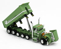 
              2023 DCP 1:64 *GREEN & WHITE* Peterbilt 379 5-AXLE MAC Dump Truck *NIB*
            