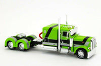 
              DCP 1:64 LIME GREEN Peterbilt 389 Semi WHITE Lode King Distinction Grain Trailer
            