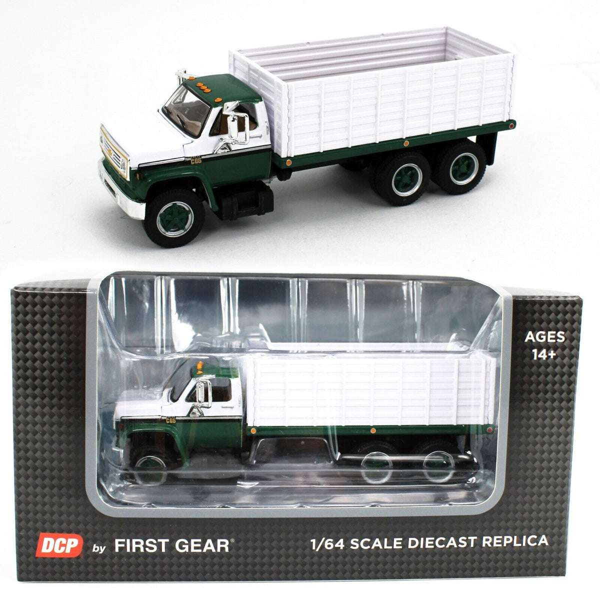 Tractor Trailer 1/64 DCP Resina | Lámina Carga Roca Colección