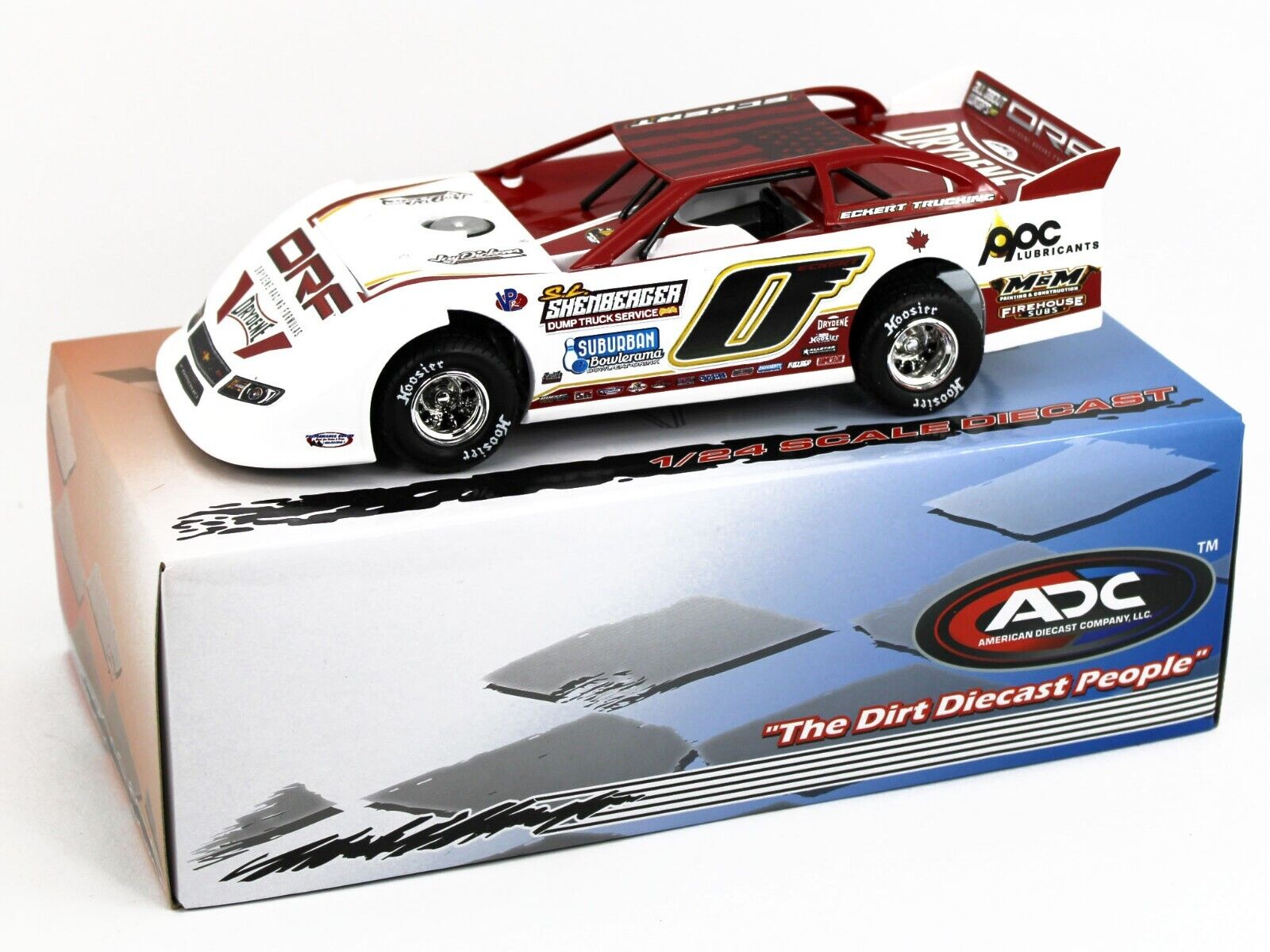1:24 ADC Dirt Late Model *RICK ECKERT* #0 Drydene DW220C248 NIB
