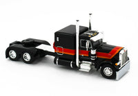 
              2021 DCP 1:64 *BLACK* Peterbilt 379 63" Flattop w/LODE KING GRAIN TRAILER *NIB*
            