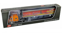 
              2020 First Gear DCP 1:64 SCOTLYNN USA Orange Peterbilt 389 w/53' Reefer Trailer
            