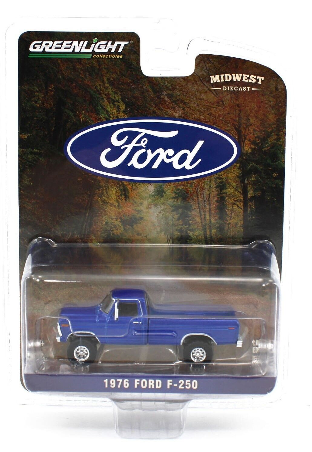 1:64 GreenLight *HOBBY EXCLUSIVE* Blue 1976 Ford F-250 4x4