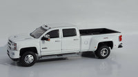 
              1:64 GreenLight *WHITE* 2018 Chevrolet Silverado 3500 HD DURAMAX DUALLY Pickup
            