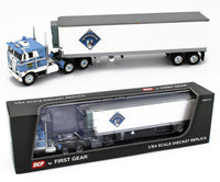 
              2023 DCP 1:64 *REFRIGERATED TRANSPORT* Peterbilt 352 COE 86" w/REEFER Trailer
            