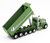 
              2023 DCP 1:64 *GREEN & WHITE* Peterbilt 379 5-AXLE MAC Dump Truck *NIB*
            