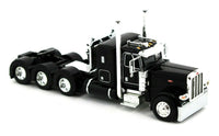 
              2022 DCP 1:64 *BLACK* Peterbilt 389 Tri-Axle w/Magnitude HEAVY HAUL Lowboy NIB
            