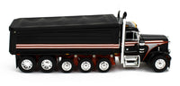 
              2023 DCP 1:64 *BLACK & ORANGE* Peterbilt 379 5-AXLE MAC Dump Truck *NIB*
            