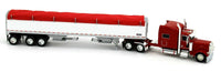 
              2022 DCP 1:64 *RED* Peterbilt 389 70" w/WILSON 50' Tri-Axle Grain Trailer NIB
            