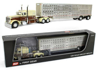 
              2022 DCP 1:64 *TAN & BROWN* Peterbilt 379 63" Flattop w/WILSON LIVESTOCK NIB
            