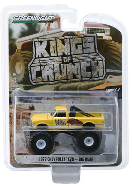 1:64 GreenLight *KINGS OF CRUNCH 4* BIG BEAR 1972 Chevy C20 MONSTER TRUCK NIP