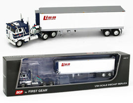 2021 DCP 1:64 *LISA MOTOR LINES* Peterbilt 352 COE w/Vintage Reefer Trailer NIB