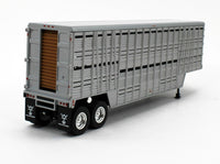 
              2023 TOP SHELF REPLICAS 1:64 *SILVER* Vintage Wilson Livestock Trailer *NIB*
            