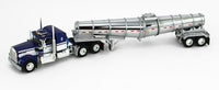 
              2021 DCP 1:64 *BLUE & WHITE* Kenworth W900A w/CHROME POLAR TANKER TRAILER NIB
            